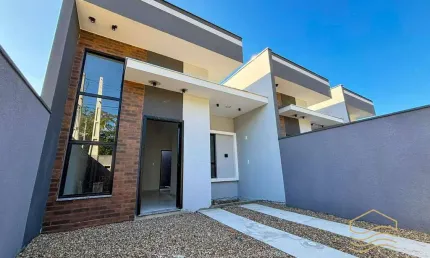 Casa geminada com suíte em balneário barra do sul - bairro costeira