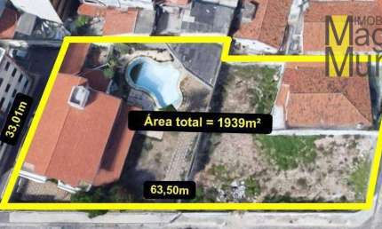 Terreno à venda, 1939 m² por R$ 4.848.000,00 - Papicu - Fortaleza/CE