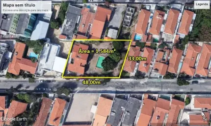 Terreno à venda, 1584 m² por R$ 2.100.000,00 - Papicu - Fortaleza/CE