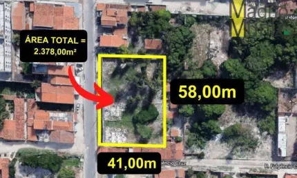 Terreno à venda, 2378 m² por R$ 1.300.000,00 - Lagoa Redonda - Fortaleza/CE