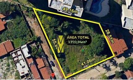 Terreno à venda, 1.722,94 m² por R$ 1.400.000 - Cambeba - Fortaleza/CE