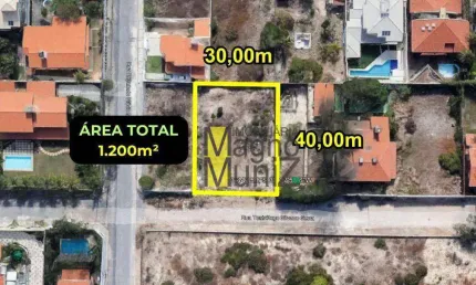 Terreno muito amplo à venda, 1200 m² por R$ 990.000 - Dunas - Fortaleza/CE