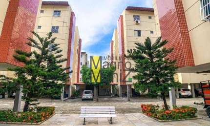 Edifício Rachel de Queiroz - Apartamento com 3 quartos à venda, 82 m² por R$ 220.000 - Parreão - Fortaleza/CE