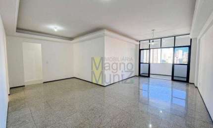 Edifício Ville de France - Apartamento amplo com 3 suítes à venda na Av. Padre Antônio Tomás, 105 m² por R$ 490.000 - Aldeota - Fortaleza/CE