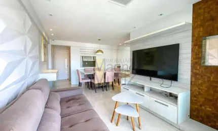 Edifício Amazonas - Apartamento totalmente MOBILIADO com 3 quartos e 3 banheiros para alugar, 90 m² por R$ 4.500/mês - Aldeota - Fortaleza/CE