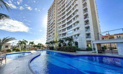 Allegro Condomínio - Apartamento com 3 quartos e lazer completo para alugar, 74 m² por R$ 3.284/mês - Cidade dos Funcionários - Fortaleza/CE