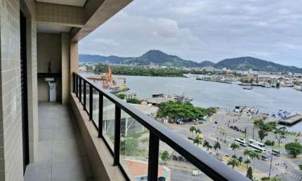 Apartamento à venda, 2 quartos, 1 suíte, 1 vaga, PONTA DA PRAIA - Santos/SP