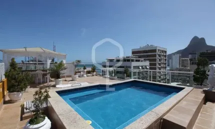 Cobertura com 5 quartos à venda na rua almirante pereira guimarães, 49, leblon, rio de janeiro por r$ 9.500.000