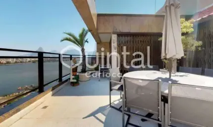 Cobertura com 4 quartos à venda na avenida epitácio pessoa, 2664, lagoa, rio de janeiro por r$ 9.800.000