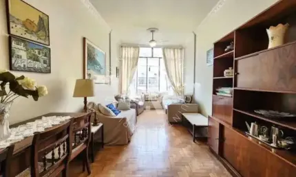 Apartamento com 2 quartos à venda na rua das laranjeiras, 139, laranjeiras, rio de janeiro por r$ 840.000