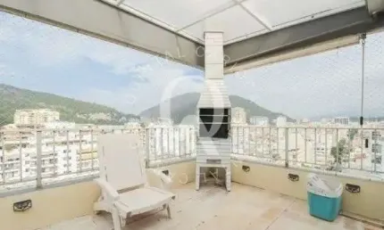 Cobertura com 3 quartos à venda na rua dona mariana, 100, botafogo, rio de janeiro por r$ 2.100.000
