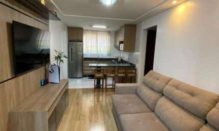 Apartamento para Venda em São José dos Pinhais, Cidade Jardim, 2 dormitórios, 1 banheiro, 1 vaga