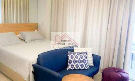 APARTAMENTO MOBILIADO PARA LOCAÇÃO NO BROOKLIN 1 QUARTO 1 VAGA.