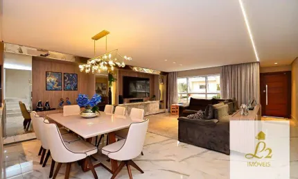 Magnifica Residência em Condomínio, 3 suítes, 6 vagas - 325m², no Uberaba!