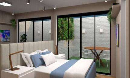 Maravilhoso Studio com Garden, 27 m² ao lado do Shopping Palladium!