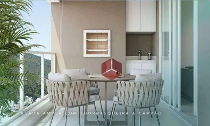 Apartamento com 3 dormitórios à venda, 149 m² por R$ 1.777.144,86 - Pedra Branca - Palhoça/SC