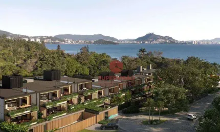 Apartamento garden com 4 dormitórios à venda, 214 m² por r$ 4.459.174,08 - cacupé - florianópolis/sc