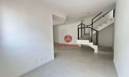 Apartamento duplex à venda, 111 m² - estreito - florianópolis/sc