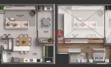 Apartamento Duplex à venda, 117 m² por R$ 1.729.000,90 - Cacupé - Florianópolis/SC