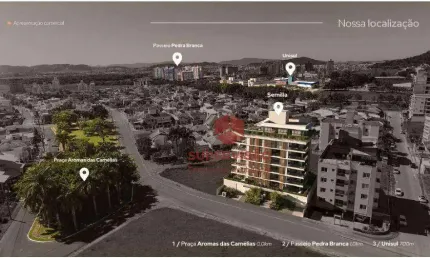 Apartamento à venda, 147 m² por R$ 1.377.286,45 - Pedra Branca - Palhoça/SC