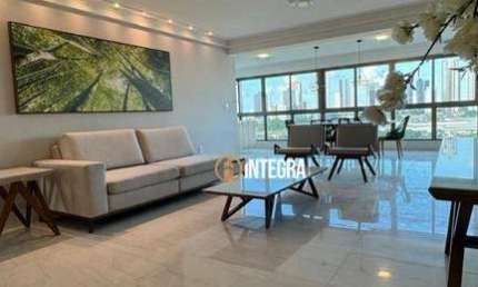 Apartamento mobiliado com 4 dormitórios à venda, 255 m² por R$ 2.500.000 - Bairro dos Estados - João Pessoa/PB