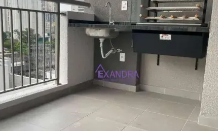 Apartamento com 1 dormitório ( 1 suíte ), sacada com churrasqueira e vaga livre, à venda, 46 m² por R$ 459.000 - Ipiranga - São Paulo/SP