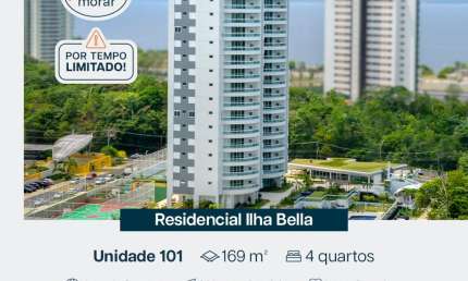 Apartamento com 4 quartos à venda na Alameda Zaire, 50, Ponta Negra, Manaus
