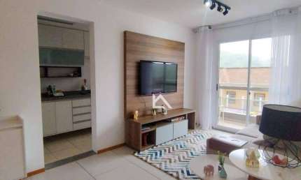Apartamento com 1 dormitório à venda, 46 m² por R$ 315.000 - Várzea - Teresópolis/RJ