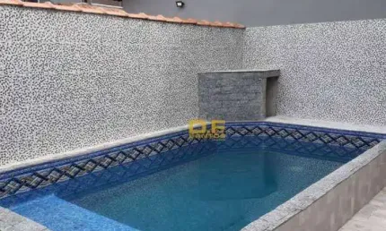 Casa com 2 dormitórios à venda, 69 m² por r$ 320.000,00 - balneário flórida mirim - mongaguá/sp