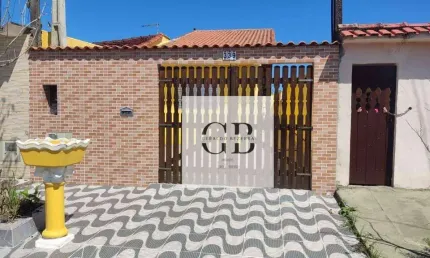 Casa com 2 dormitórios à venda por r$ 350.000,00 - jardim praia grande - mongaguá/sp