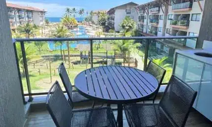 Flat  73 m2 - 2 quartos - Muro Alto  -  La Fleur Polinésia Residence &amp; Resort