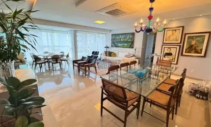 Apartamento 136 m2 - 4 quartos (3 suítes)-  pina  -  recife/pe