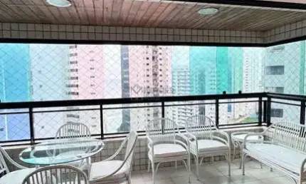 Apartamento 225 m2 - 4 quartos (3 suítes) - Boa Viagem / Setúbal  -  Recife/PE