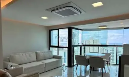 Apartamento em boa viagem  - 136 m2 - 4 suítes - reformado-  recife - edf chances village