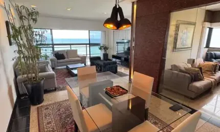 Aluguel Apartamento Avenida Boa Viagem - 166 m2 - 4 quartos (3 suítes) - Recife/PE - MOBILIADO