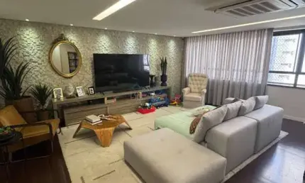 Edf Gávea - Aluguel Apartamento 187 m2- 4 quartos -Rua dos Navegantes -  Recife/PE