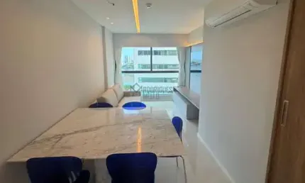 Apartamento 63 m2 - 2 quartos - MOBILIADO - Edf Parque do Cais - Recife/PE