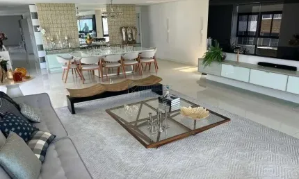 Apartamento avenida boa viagem  - 374 m2 - 4 suítes - recife/pe