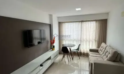 Flat 44 m2 - 2 quartos - Todo Mobiliado - Beach Class Jaqueira-  Recife/PE