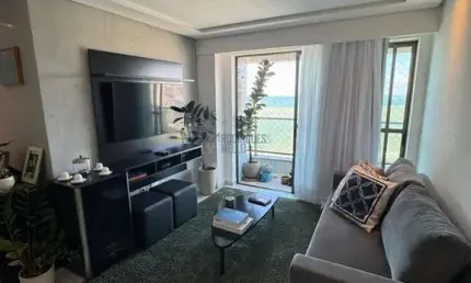 Apartamento 84 m2 - 3 quartos (1 suíte) - vista mar definitiva 180 graus - rua dos navegantes - recife/pe
