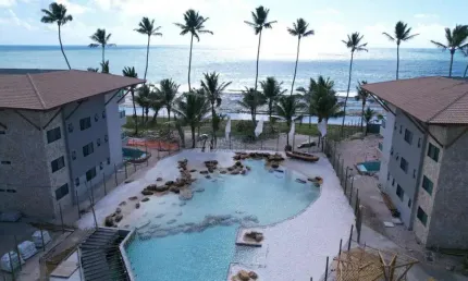 Flat 99 m2 - 3 quartos (2 suítes) -  Muro Alto  -  La Fleur Polinésia Villa &amp; Resort