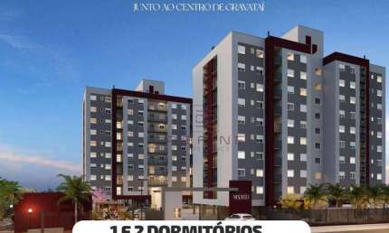 Apartamento à venda, 44 m² por R$ 218.000,00 - Centro - Gravataí/RS