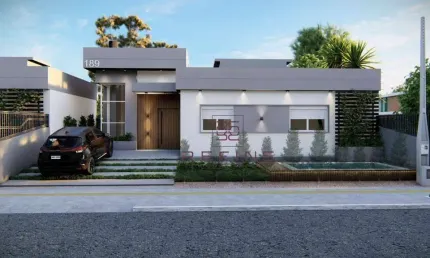 Casa com 3 dormitórios à venda, 79 m² por R$ 629.000 - Renascença - Gravataí/RS