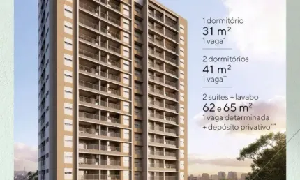Apartamento de 1 e 2 dorm com opção vaga e varanda - metro conceição