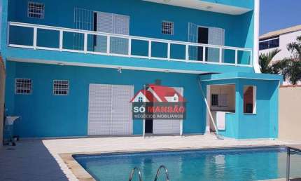Sobrado com 2 dormitórios à venda, 410 m² por R$ 450.000,00 - Balneário Itaguaí - Mongaguá/SP