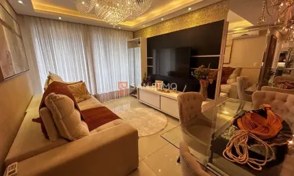 Apartamento com 2 quartos para alugar na Rua Virgilino Ferreira de Souza, 206, Barreiros, São José, 75 m2 por R$ 5.000