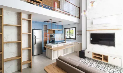 Apartamento com 1 quarto à venda na Rua das Camélias, 72, Carvoeira, Florianópolis, 54 m2 por R$ 949.000