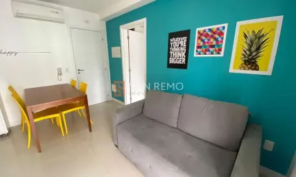 Apartamento com 1 quarto à venda na rua lauro linhares, 1390, trindade, florianópolis, 45 m2 por r$ 650.000