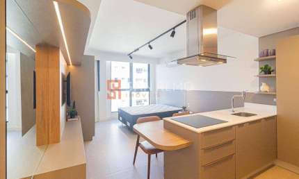 Apartamento com 1 quarto para alugar na Rua Professora Maria Flora Pausewang, 131, Trindade, Florianópolis, 33 m2 por R$ 4.650