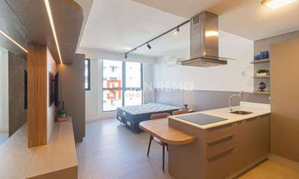 Apartamento com 1 quarto para alugar na Rua Professora Maria Flora Pausewang, 131, Trindade, Florianópolis, 35 m2 por R$ 5.000